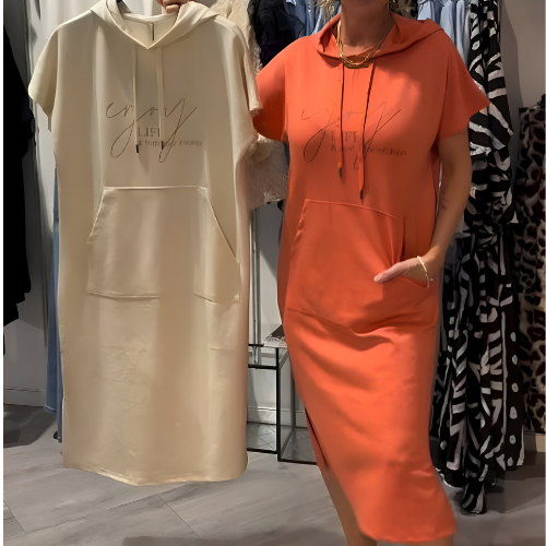 Nordiq™ | Anna, Elegant huva-klänning