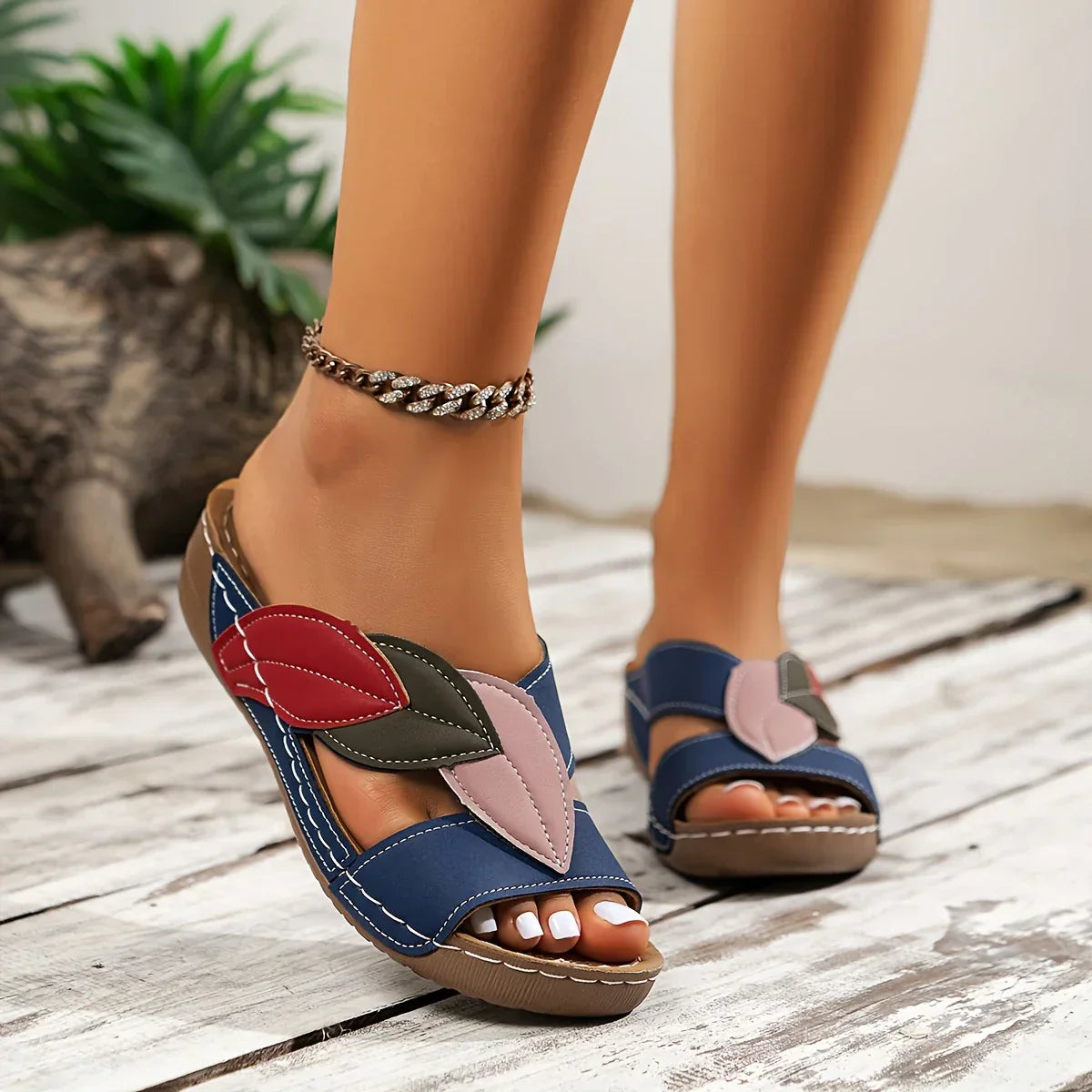 Nordiq™ | Solveig – Slip-in Sandaler med Ren Silhuett
