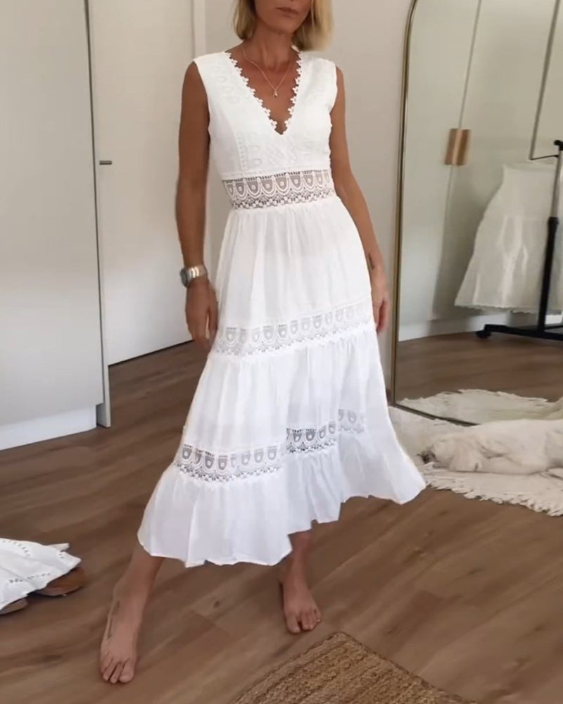 Nordiq™ | Amélie Klänning Spets – Söt & Feminin