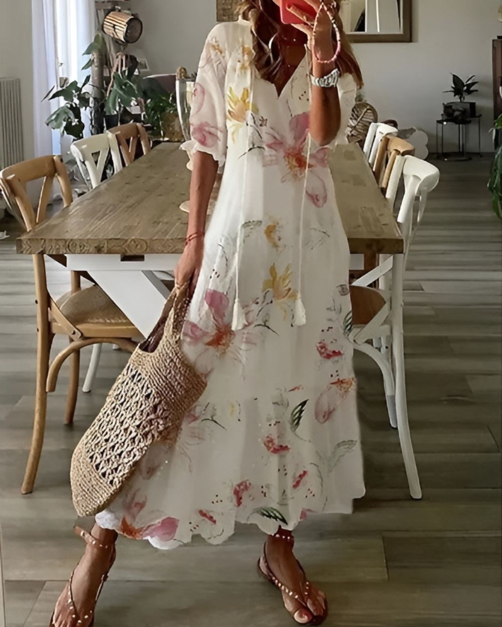 Nordiq™ | Boho Mage Täckande Klänning