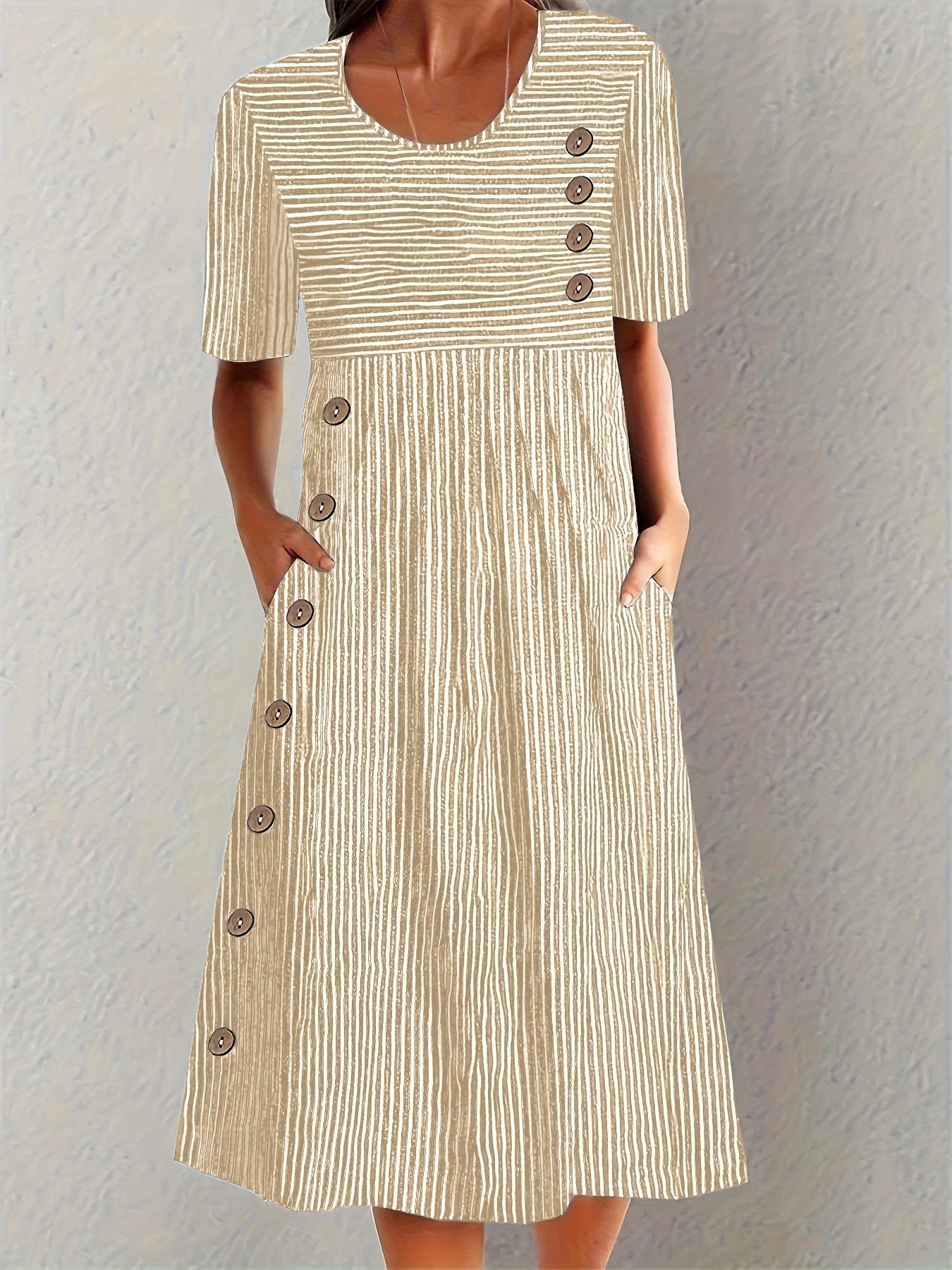 Nordiq™ | Lenna – Chic Höstklänning