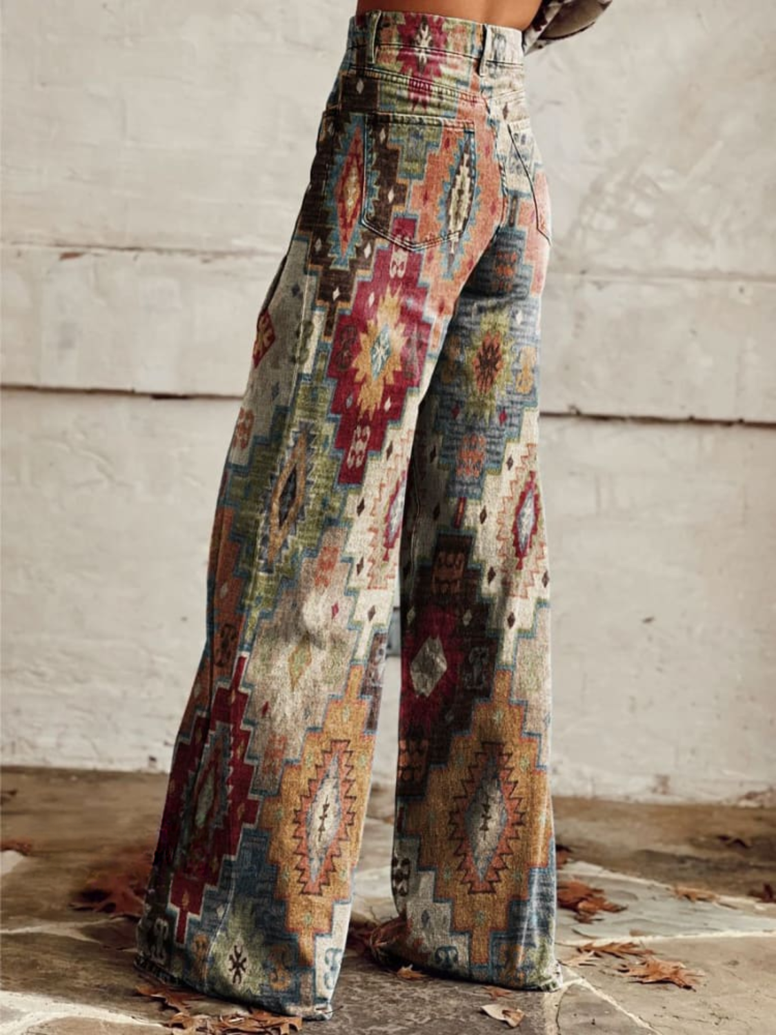 Rowena™ | Aztec Dream byxor med vida ben