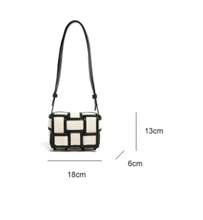 Nordiq™ | Svartvit canvas väska
