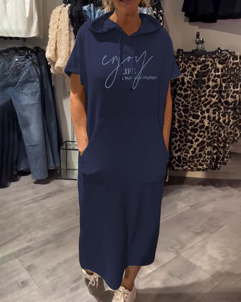 Nordiq™ | Anna, Elegant huva-klänning