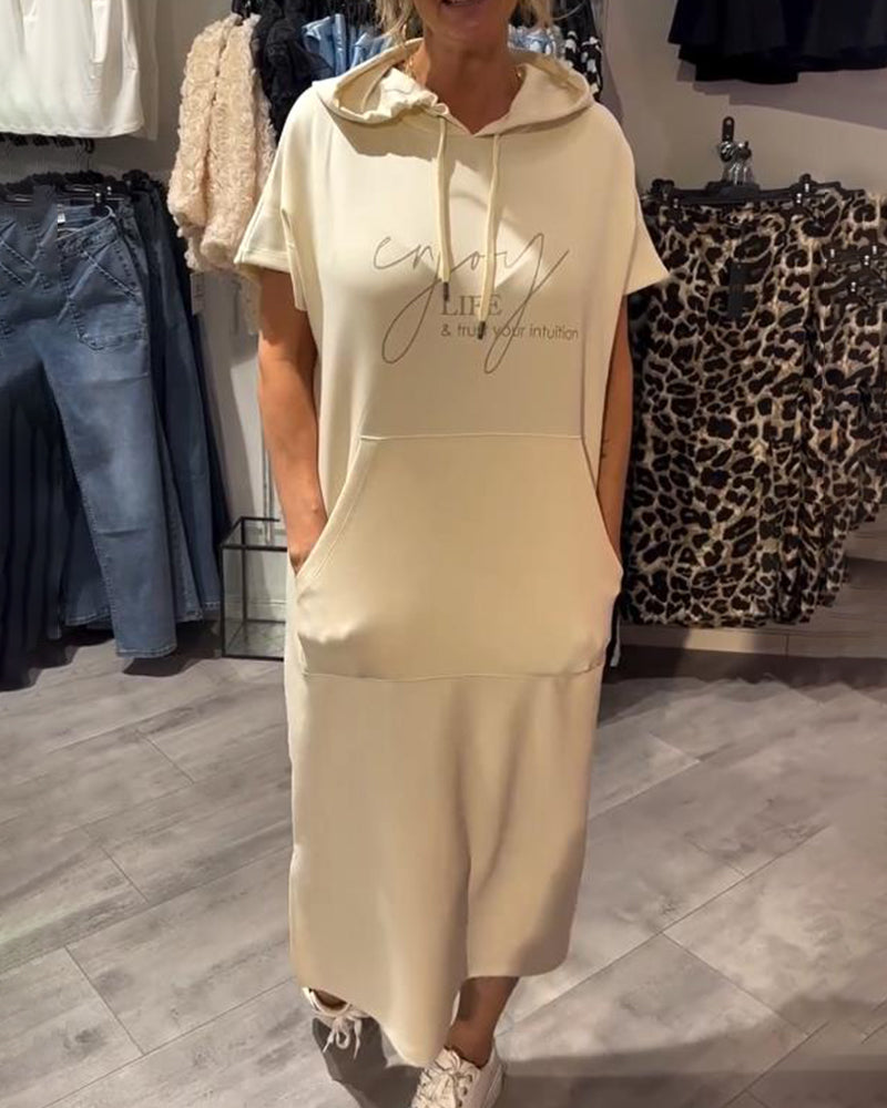 Nordiq™ | Anna, Elegant huva-klänning