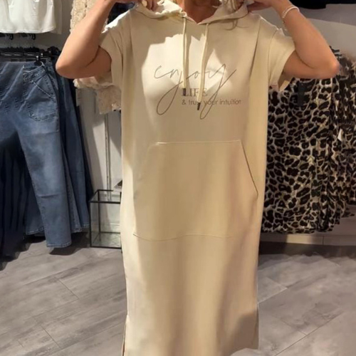 Nordiq™ | Anna, Elegant huva-klänning