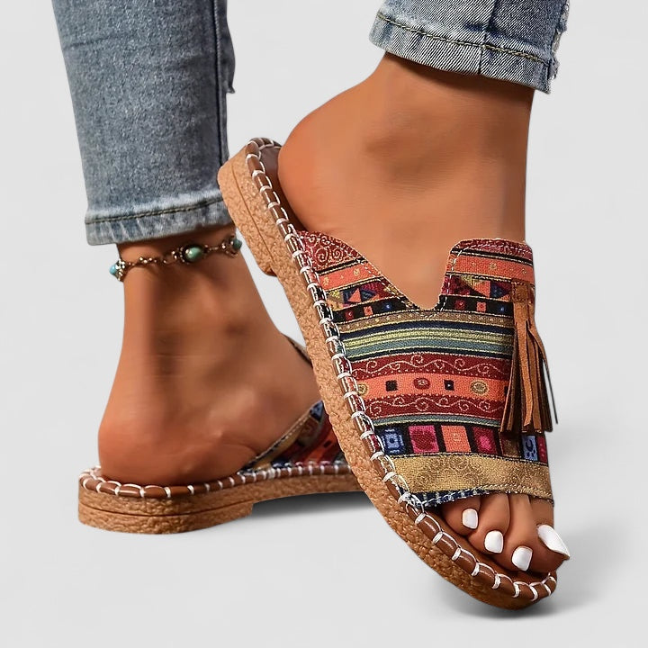 Nordiq™ | Leena - Bekväma och Platta Ortopediska Sandaler