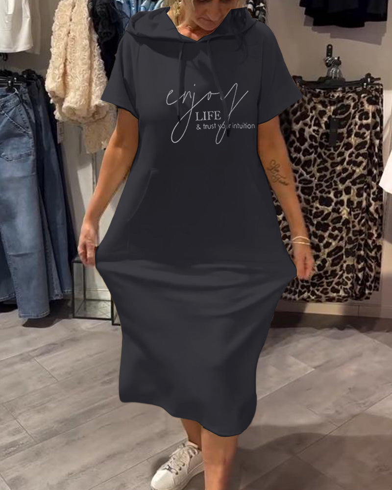 Nordiq™ | Anna, Elegant huva-klänning