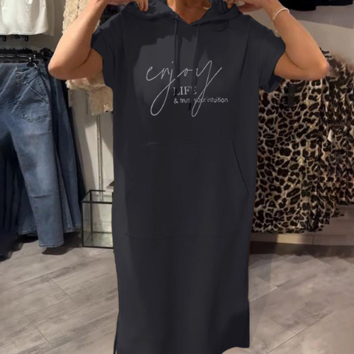 Nordiq™ | Anna, Elegant huva-klänning