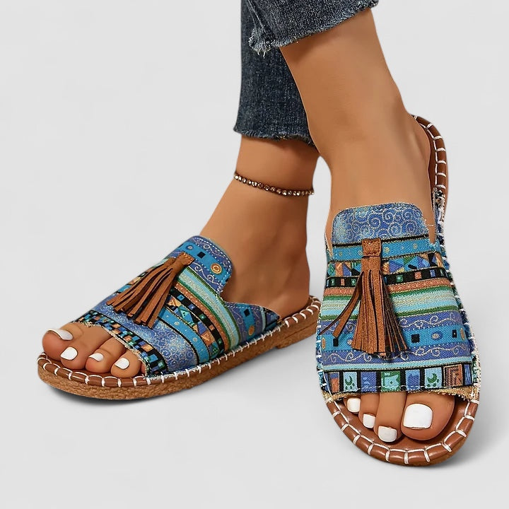 Nordiq™ | Leena - Bekväma och Platta Ortopediska Sandaler