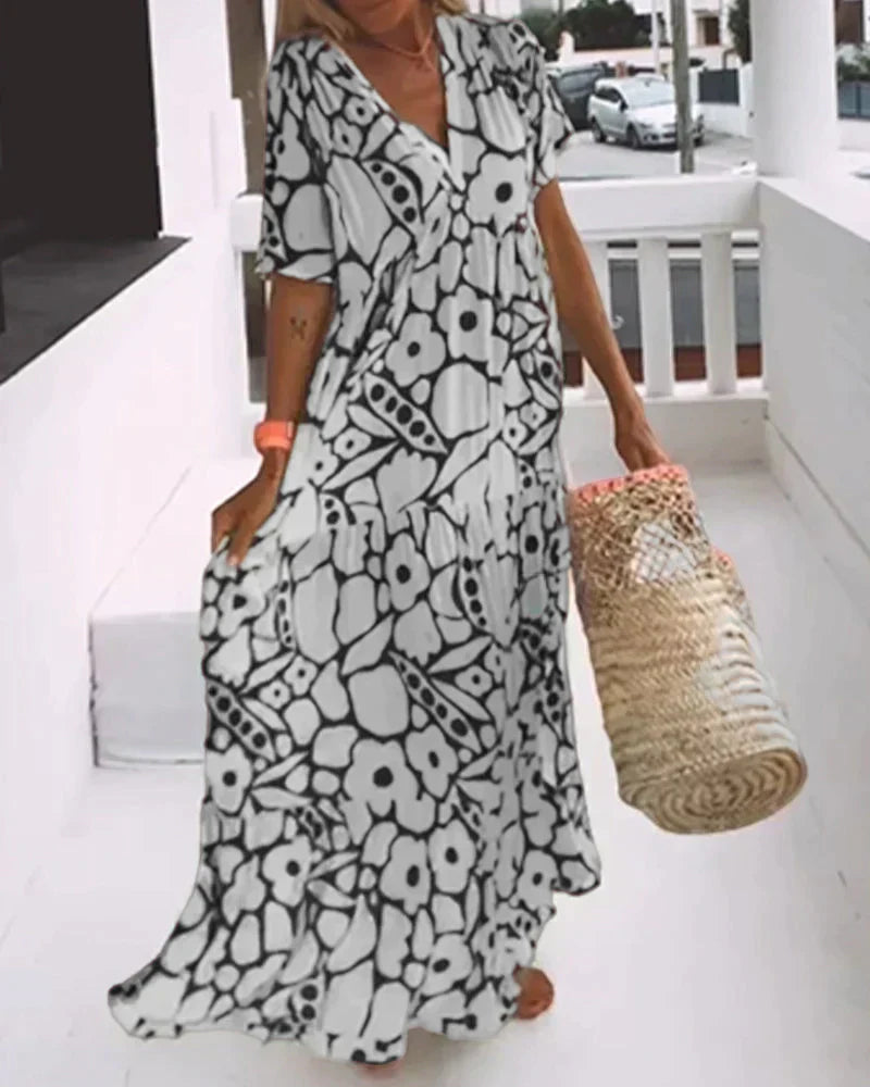 Nordiq™ | Christine Klänning Flowy – Lätt & Elegant