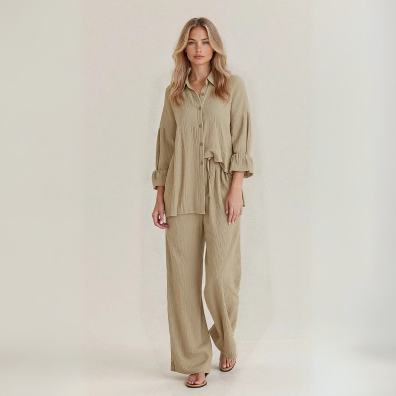 Livia | Sommarset i 100% naturlig lin