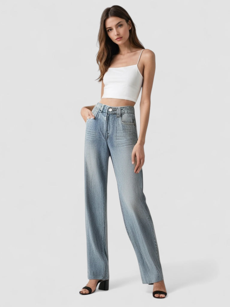 Nordiq™ | Vintage Utsvängd Jeans