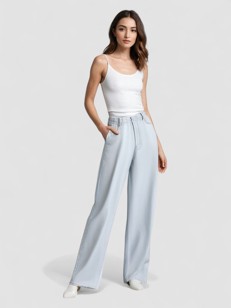 Nordiq™ | Utställda Jeans Blå Glaciär