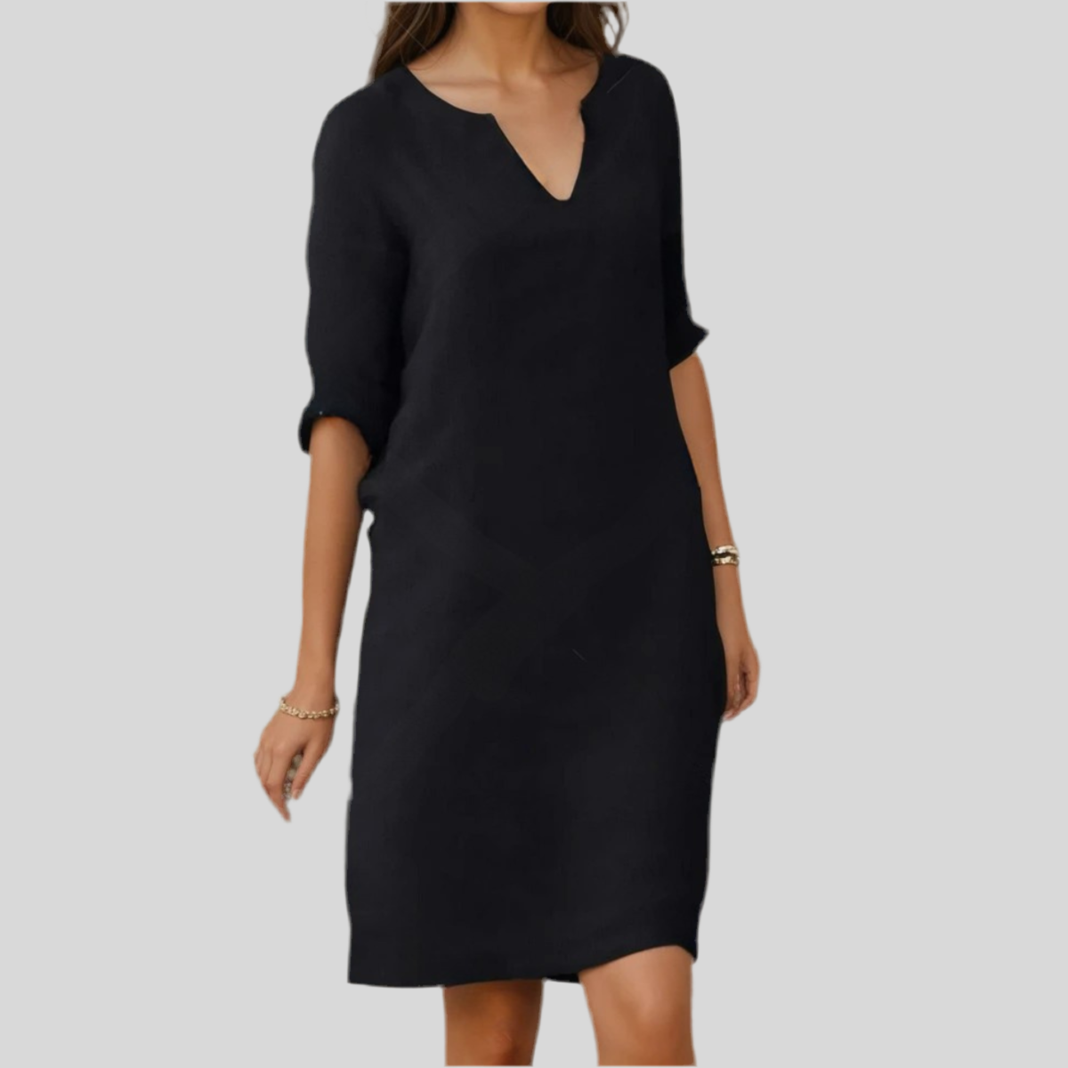 Nordiq™ | Jacqueline Rak Klänning – Chic & Bekväm