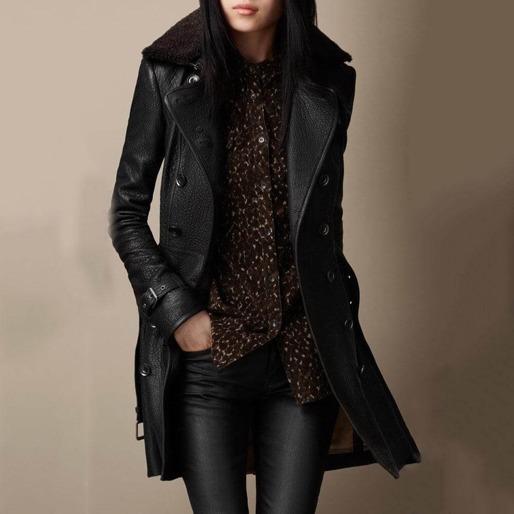 Nordiq™ | Jolanda – Elegant Trenchcoat för Alla Säsonger