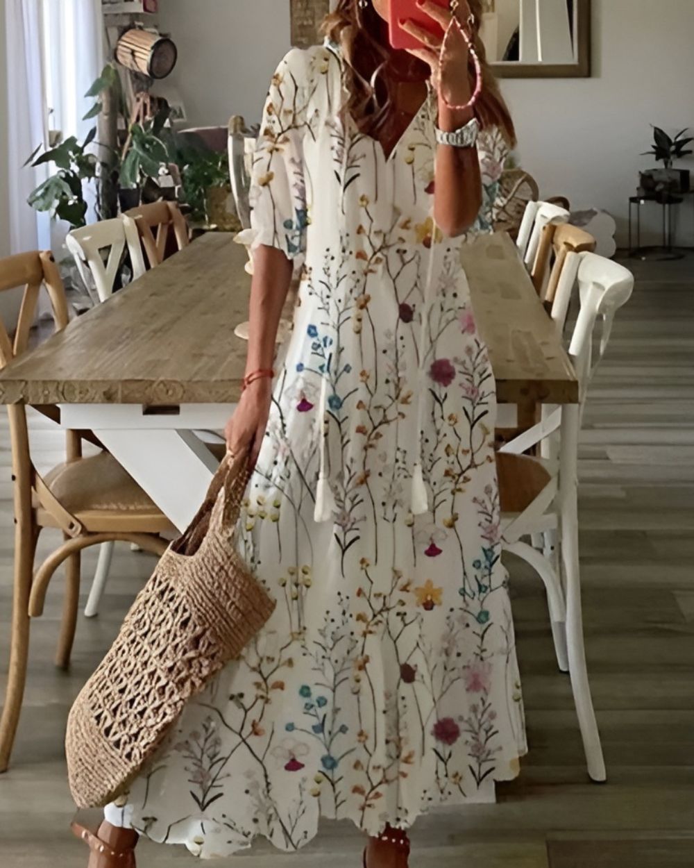 Nordiq™ | Boho Mage Täckande Klänning