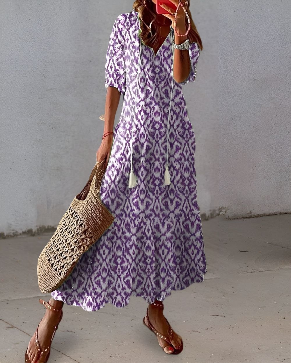Nordiq™ | Boho Mage Täckande Klänning