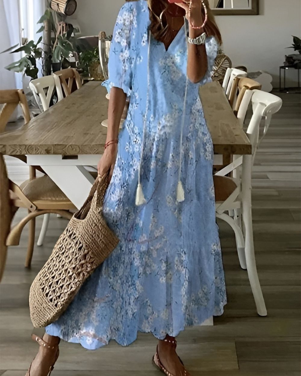 Nordiq™ | Boho Mage Täckande Klänning