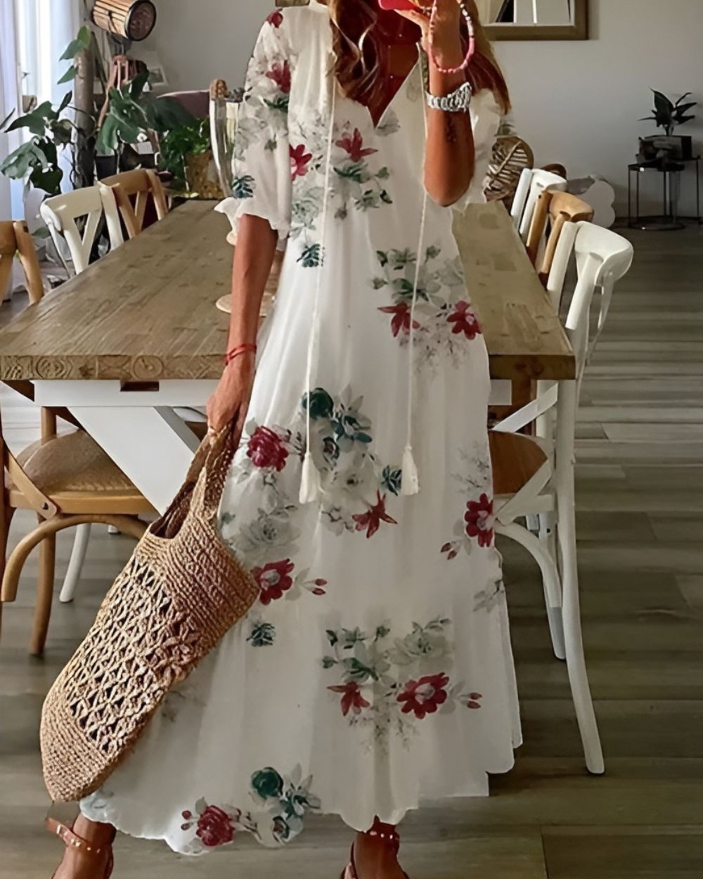 Nordiq™ | Boho Mage Täckande Klänning