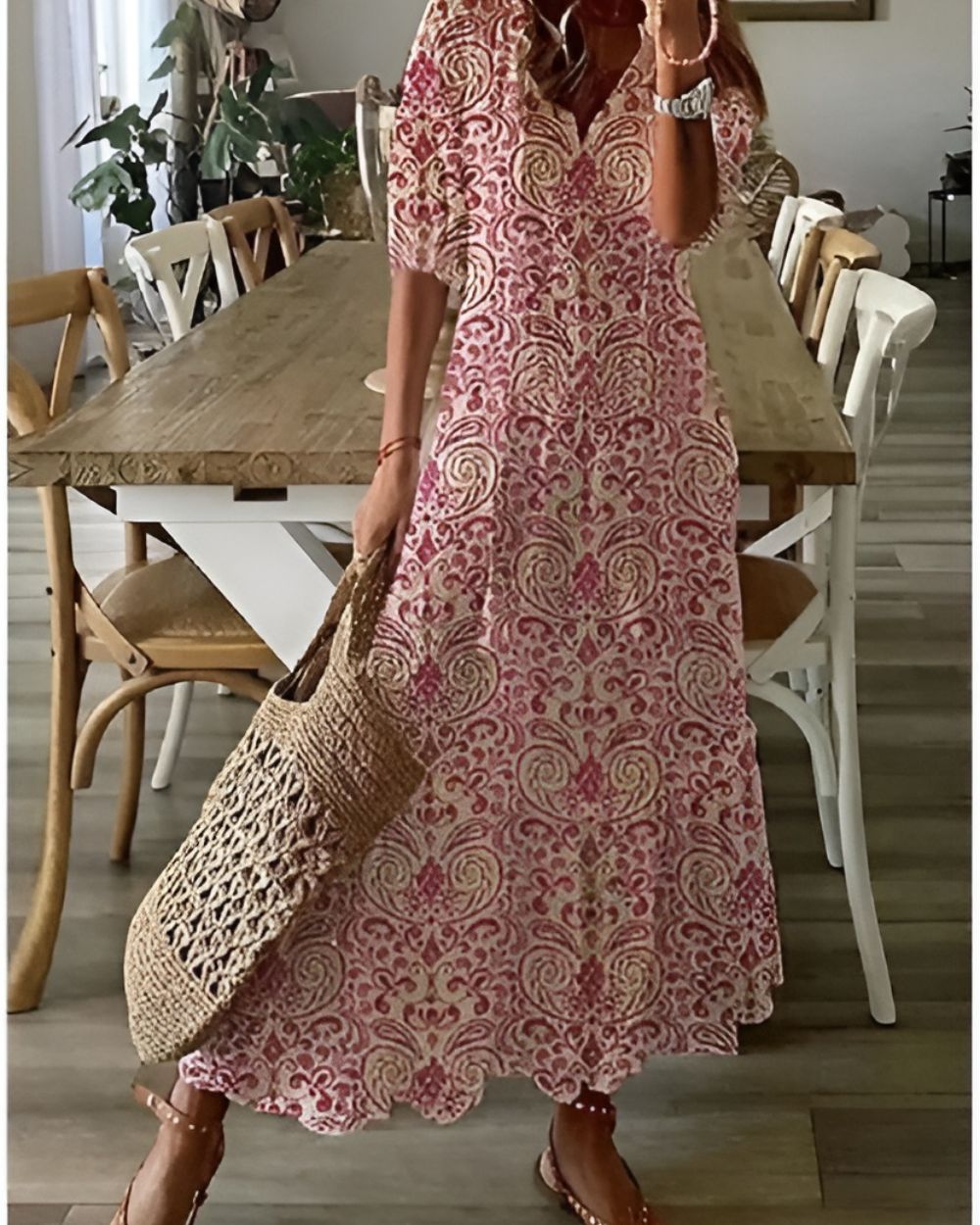 Nordiq™ | Boho Mage Täckande Klänning