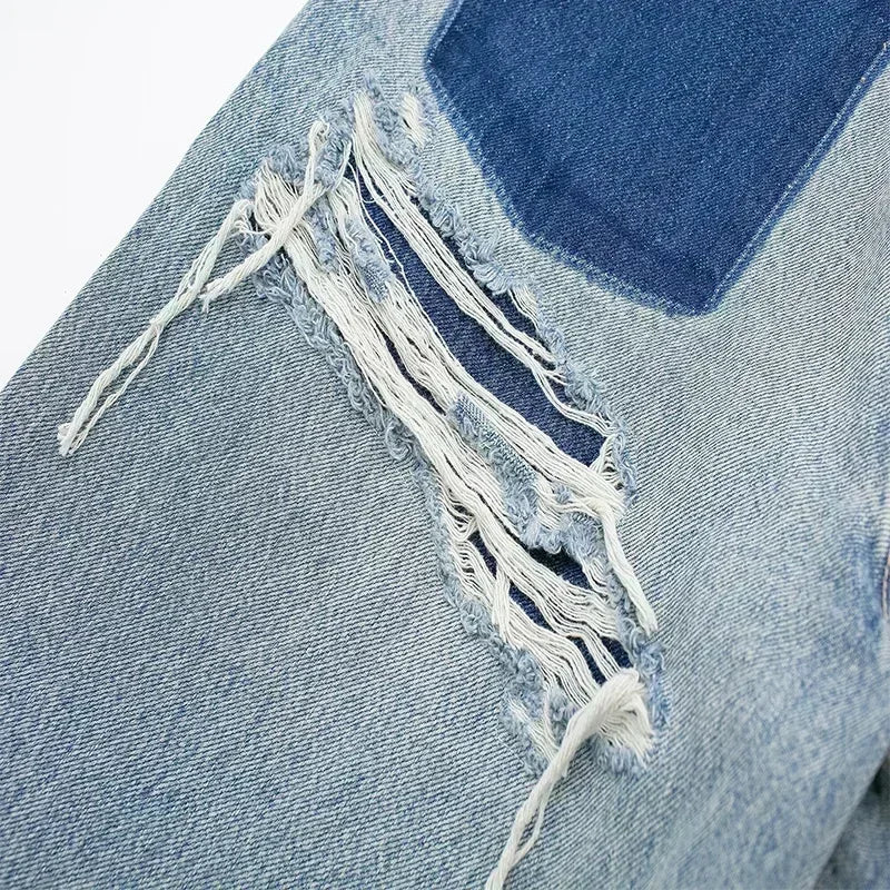 Nordiq™ | Jean Patchwork Zerstört