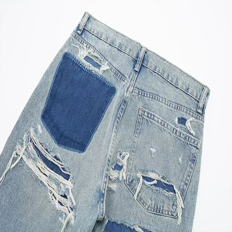 Nordiq™ | Jean Patchwork Zerstört