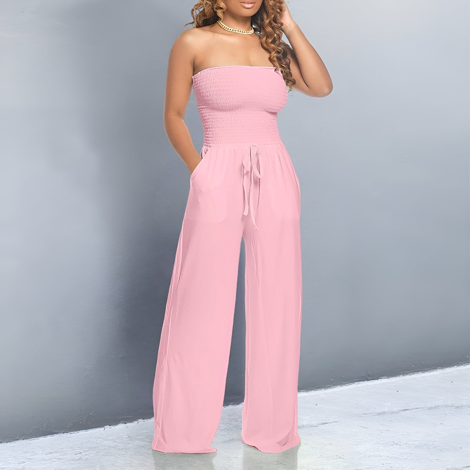 Maja™ | Trendig Jumpsuit Utan Axlar