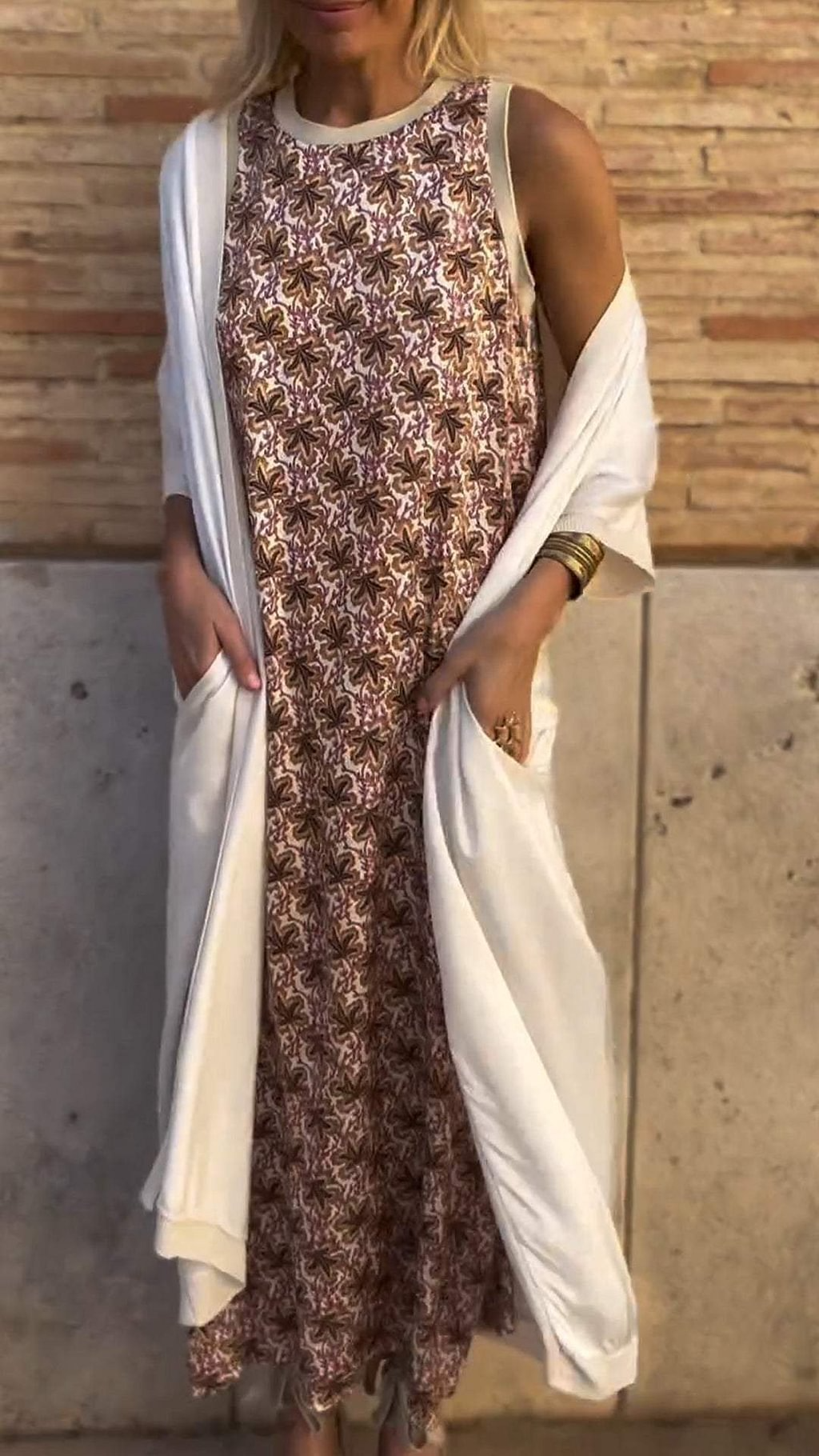 Nordiq™ | Elegant Klänning med Kofta